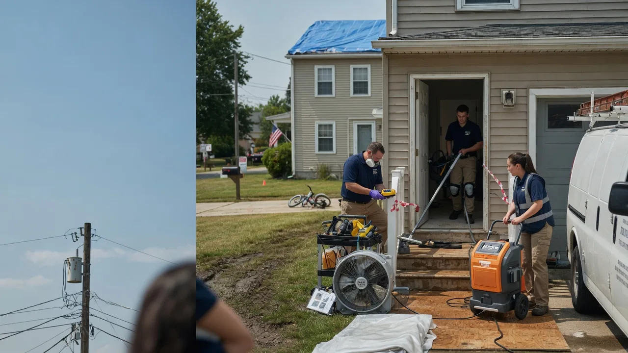 Water Damage Repair in Wheatfield, IN near me